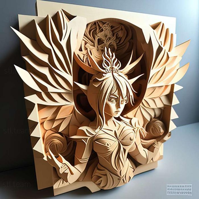 3D модель Маги Лабиринт магии Шинобу Отака (STL)